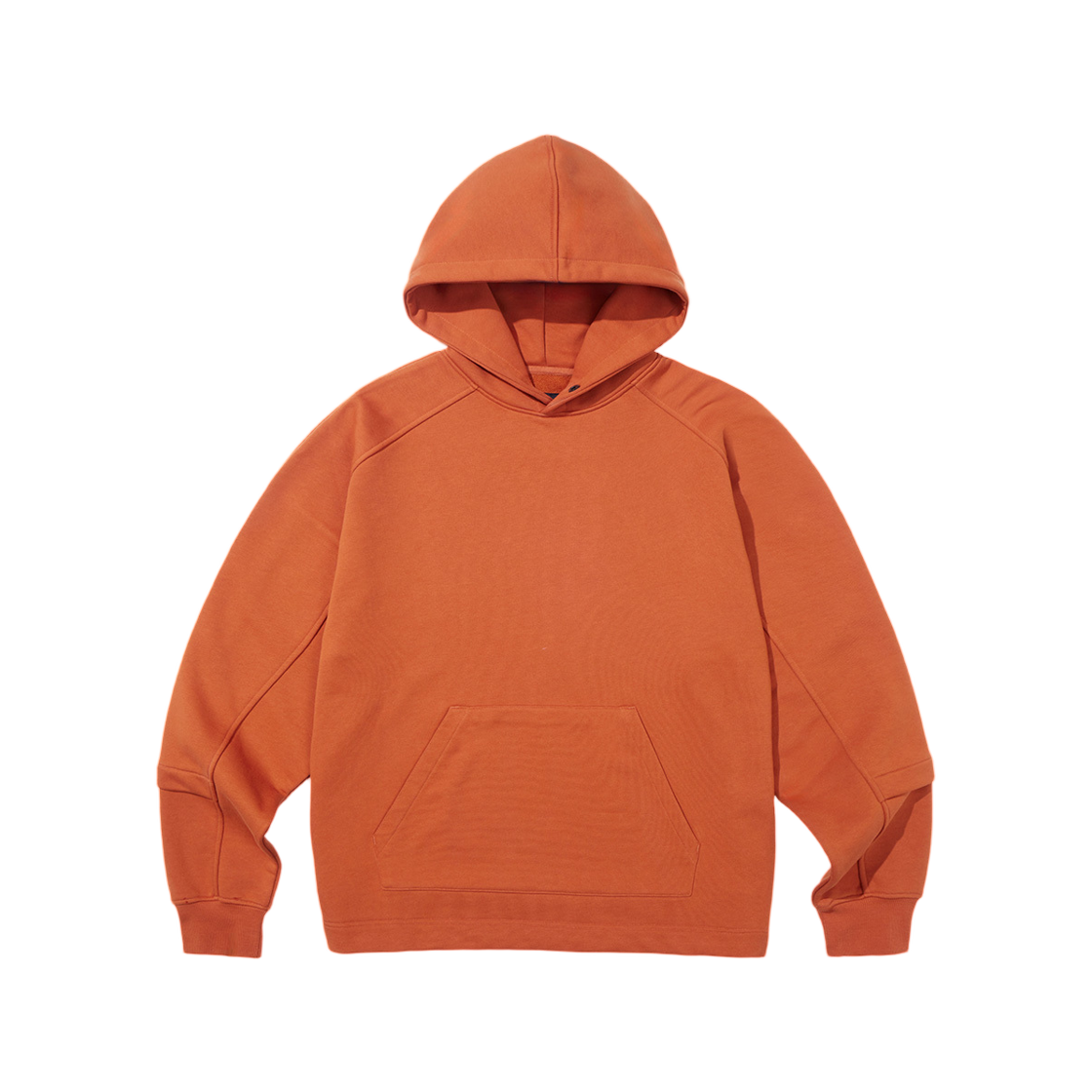 KB3HD1454MOG KALA PATTHAR Himalayan Back Graphic Hoodie Orange