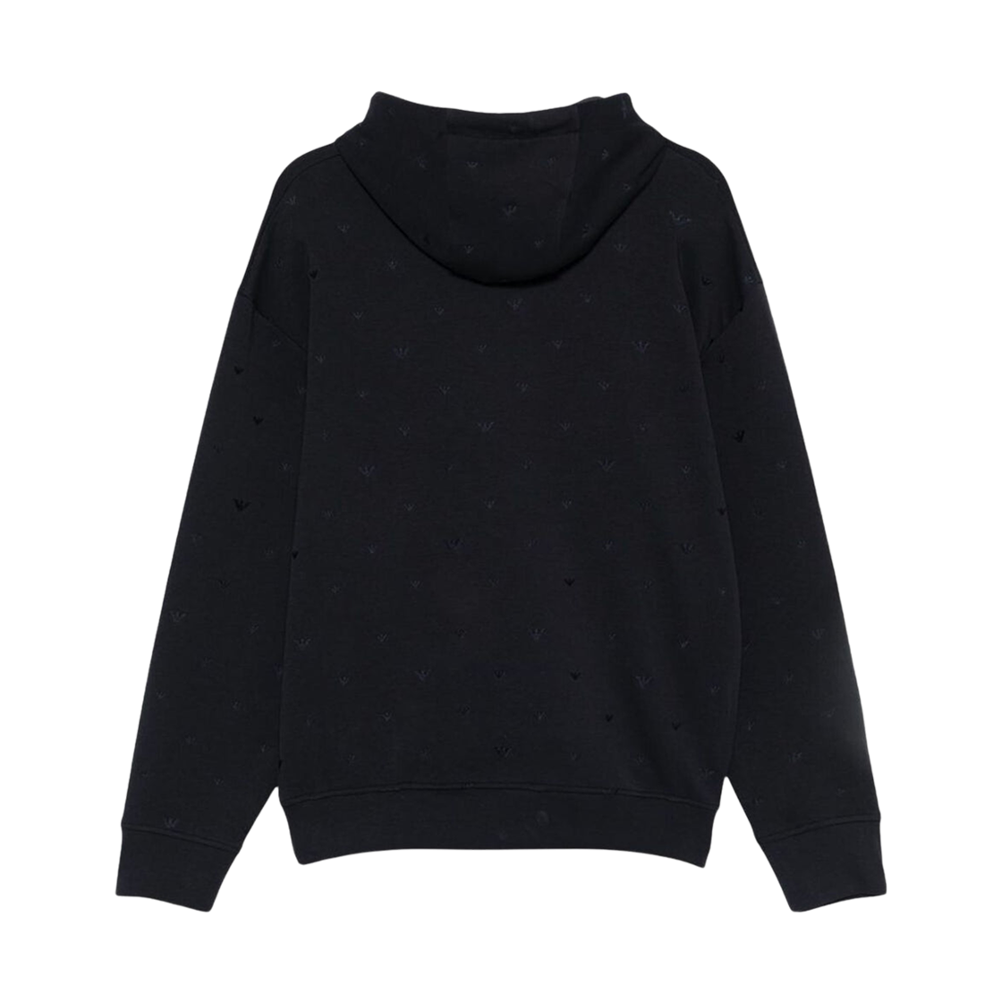 엠포리오 아르마니 올오버 로고 코튼 스웨트셔츠 블루(Emporio Armani Allover Logo Cotton Sweatshirt Blue) - 2