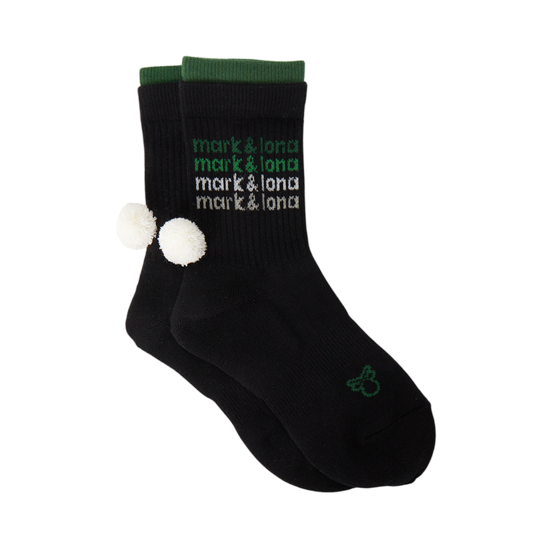 MLF-5C-FS33 (W) Mark & Lona Socks Black