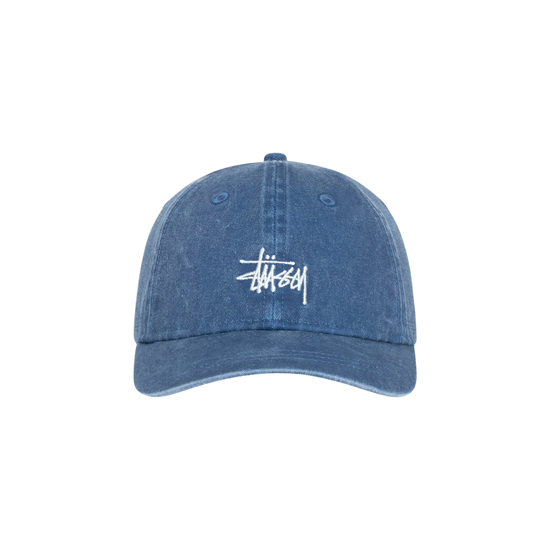 스투시 로우 프로파일 베이직 워시드 스트랩백 페이디드 네이비(Stussy Low Profile Basic Washed Strapback Faded Navy) - 1
