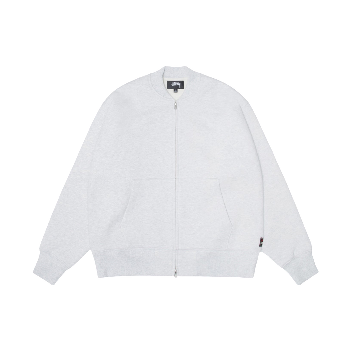스투시 써멀 라인드 플리스 집 애쉬 헤더(Stussy Thermal Lined Fleece Zip Ash Heather) - 1
