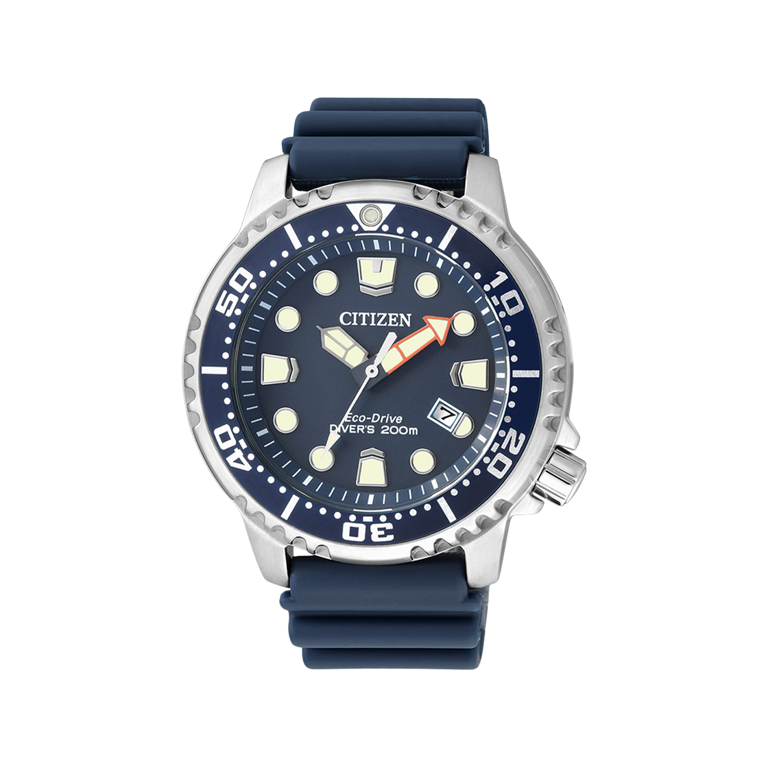 시티즌 프로마스터 에코 드라이버 다이버 쿼츠 44mm 스테인리스 스틸 블루(Citizen Promaster Eco Driver Diver Quartz 44mm Stainless Steel Blue) - 1