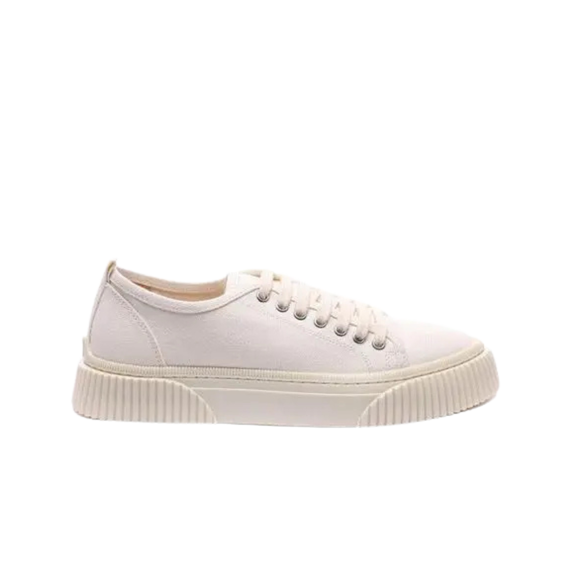 E21S401-961-150 AMI Canvas Low Top Sneakers Off White