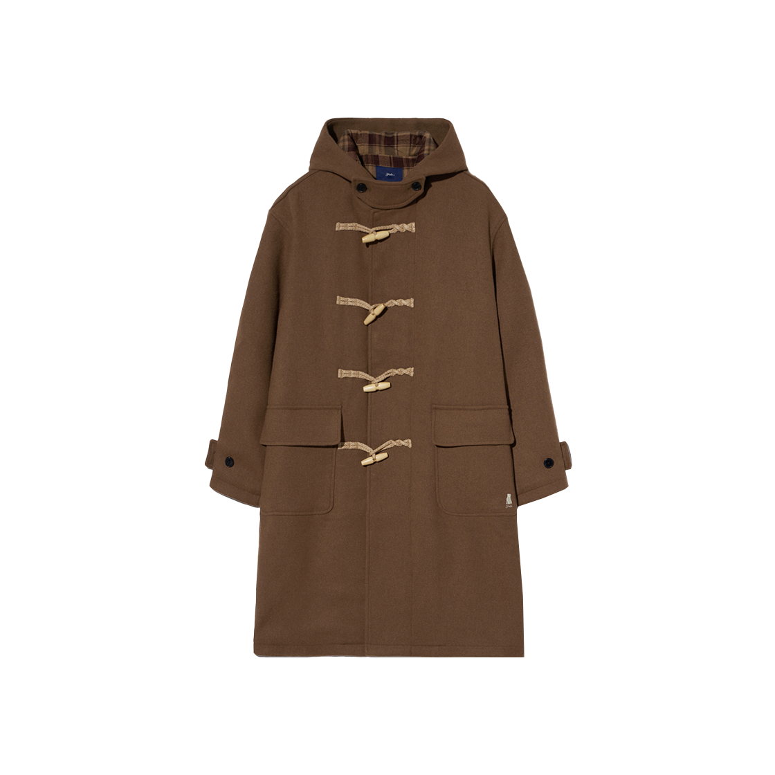YEW1CT301ACA Yale Wool Blended Long Duffle Coat Camel