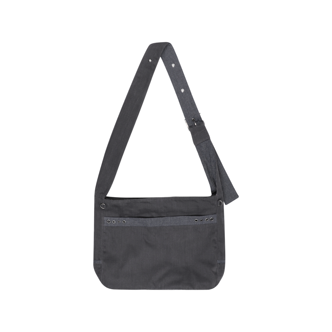 코이세이오 스트라이프 포인트 크로스 백 차콜(COYSEIO Stripe Point Cross Bag Charcoal)