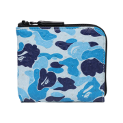 BAPE 136 ABC Camo Mini Zipped Wallet Blue