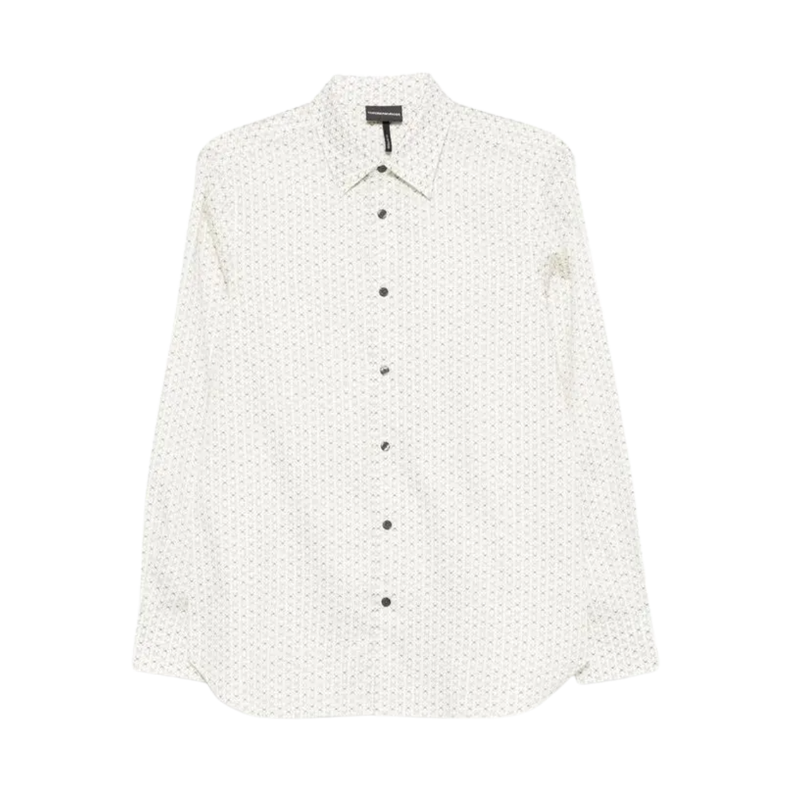 엠포리오 아르마니 패턴 코튼 셔츠 화이트(Emporio Armani Pattern Cotton Shirt White) - 1