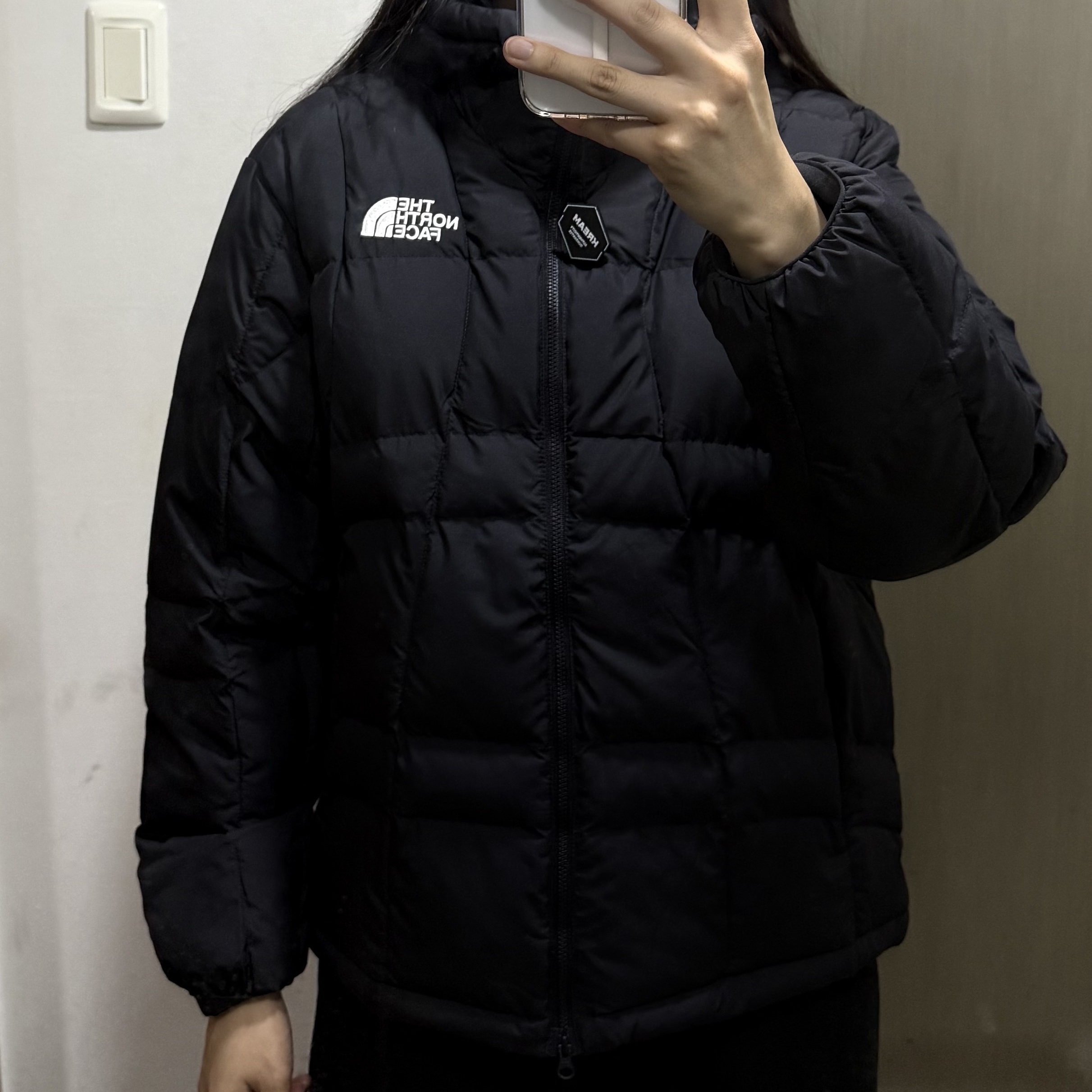 The North Face White Label Wave LT On Ball Jacket Black, The North Face Ventus On Jacket Light Khaki 착용 스타일 - 5