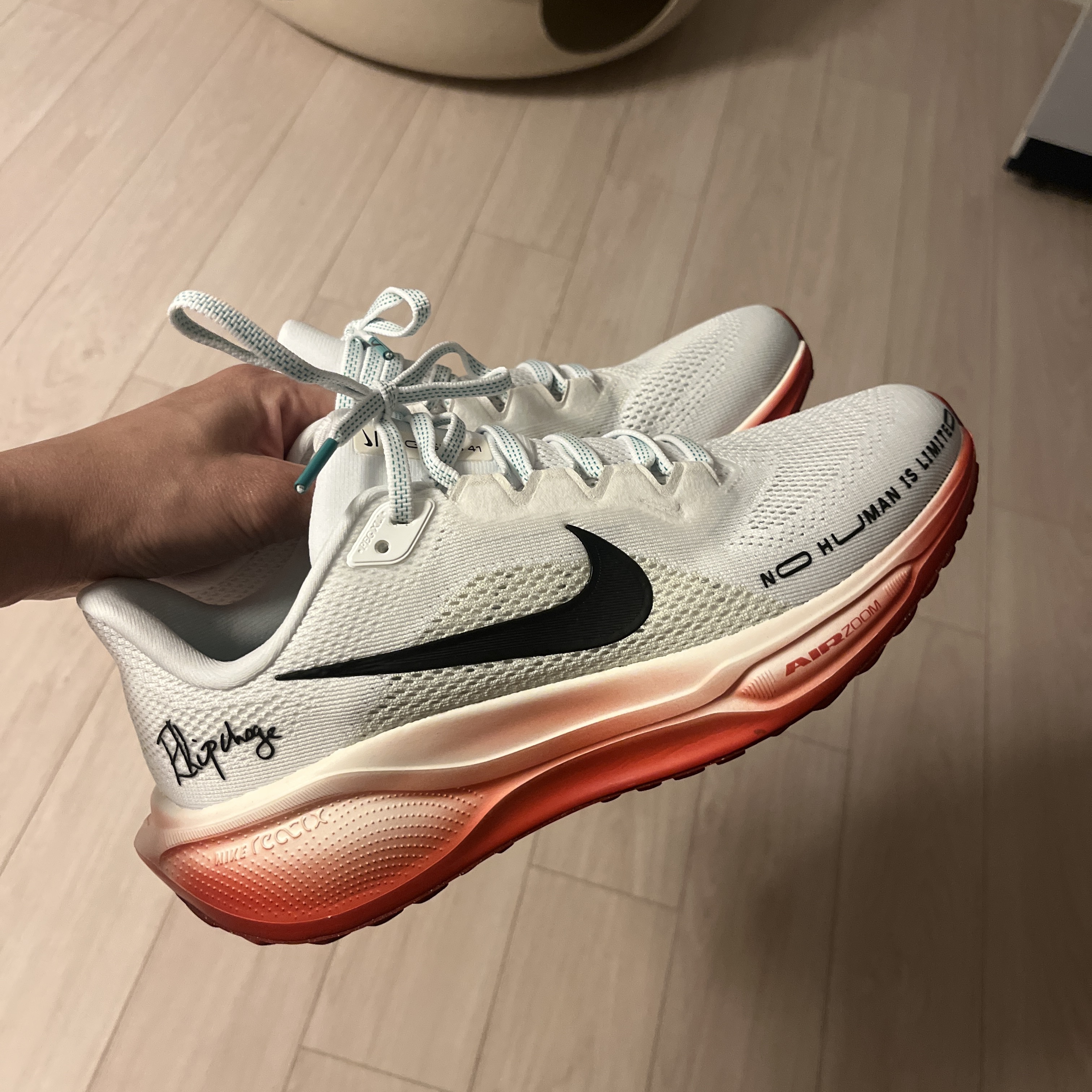 Nike Pegasus 41 Eliud Kipchoge 착용 스타일