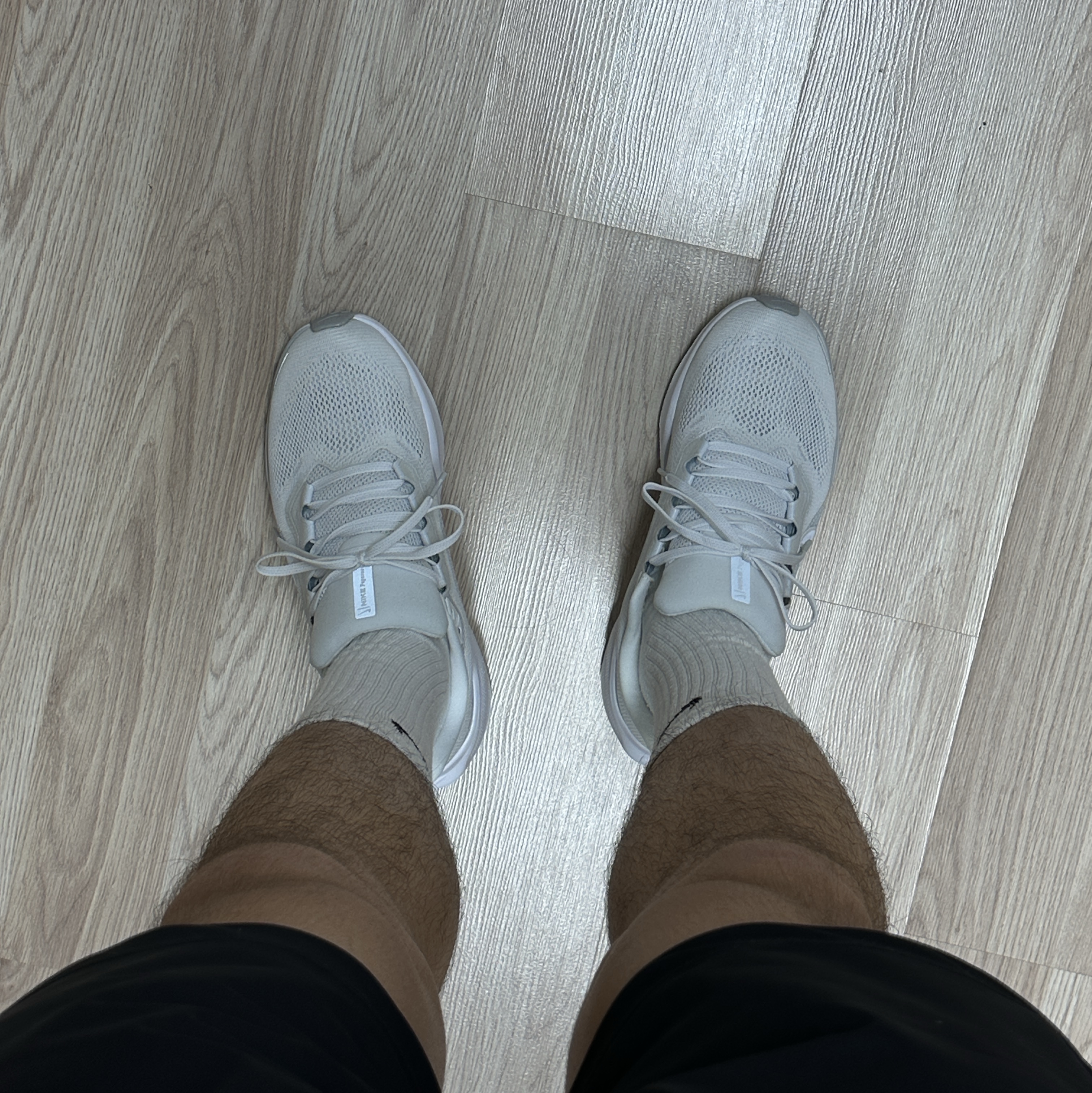 Nike Air Zoom Pegasus 41 White Pure Platinum 착용 스타일 - 6