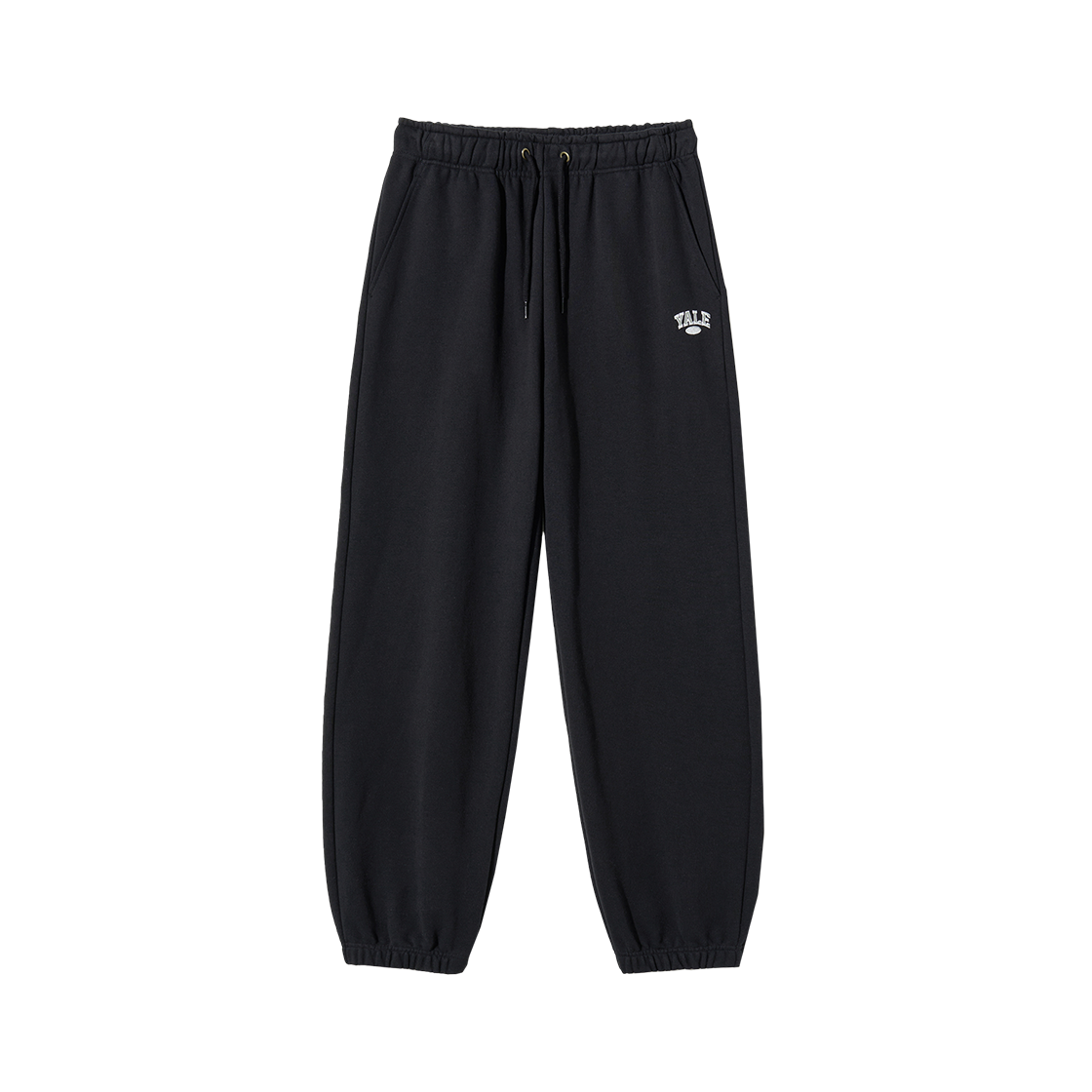 예일 스몰 투톤아치 스웨트 팬츠_블랙(Yale Small Two-Tone Arch Sweatpants Black)