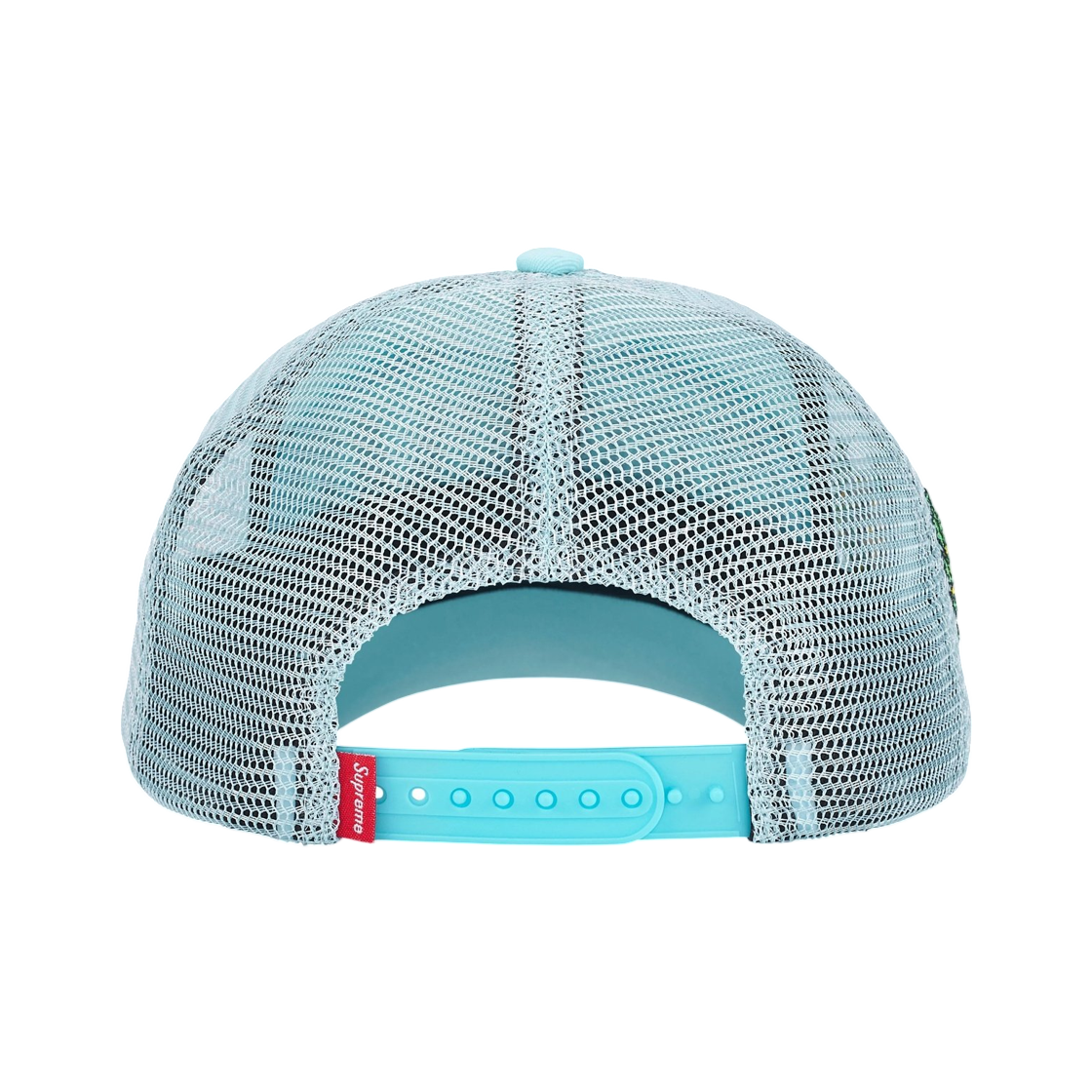 슈프림 크레스트 메쉬 백 6-패널 라이트 블루 - 25FW(Supreme Crest Mesh Back 6-Panel Light Blue - 25FW) - 3