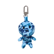 BAPE 186 ABC Camo Baby Milo Plush Doll Key Chain Blue