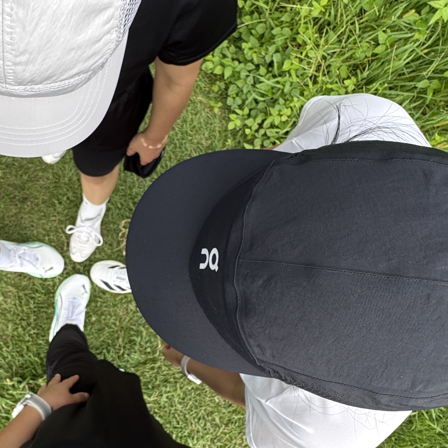 On Running Performance Cap Black 착용 스타일 - 2