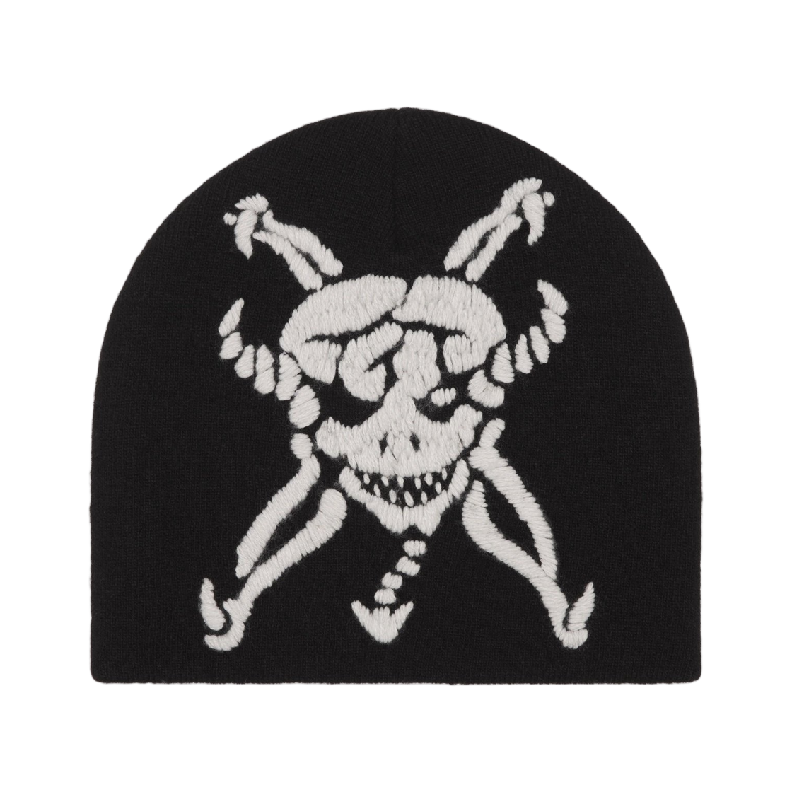슈프림 x Y's 바이 요지 야마모토 스컬 비니 블랙 - 25FW(Supreme x Y's by Yohji Yamamoto Skull Beanie Black - 25FW)