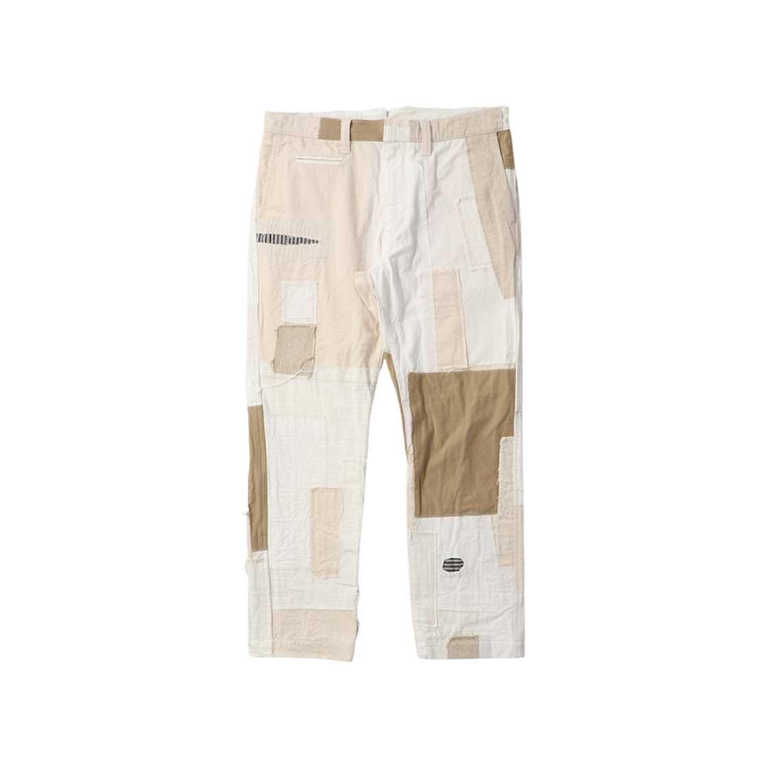 준야 와타나베 코튼 리넨 믹스 패치 팬츠 아이보리(Junya Watanabe Cotton Linen Mix Patch Pants Ivory)