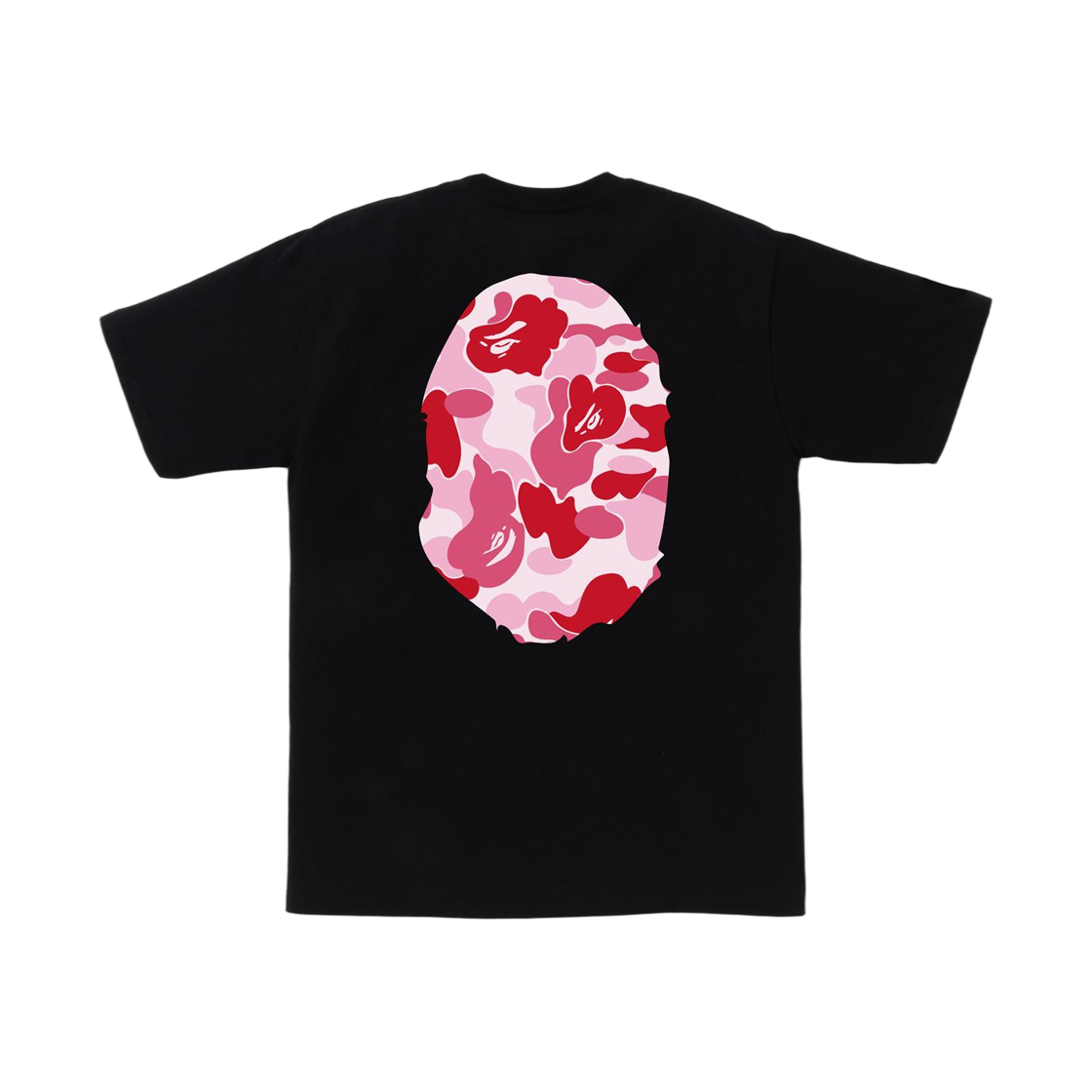 베이프 113 ABC 카모 빅 에이프 헤드 티셔츠 블랙 핑크(BAPE 113 ABC Camo Big Ape Head T-Shirt Black Pink) - 2
