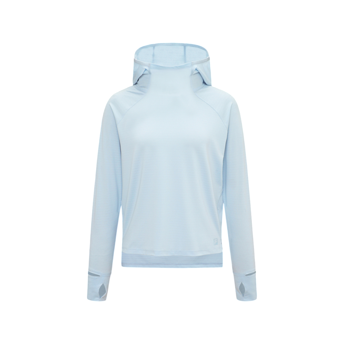 1100FS253RL02F005442 [6% 적립] FILA Running Mesh Hoodie Long Sleeve Light Blue