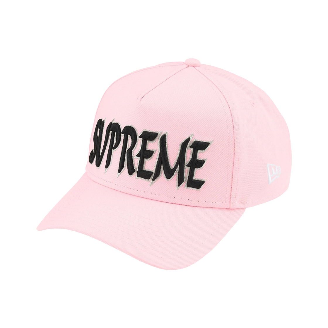 - Supreme Sharp Spellout Adjustable New Era Light Pink - 25FW