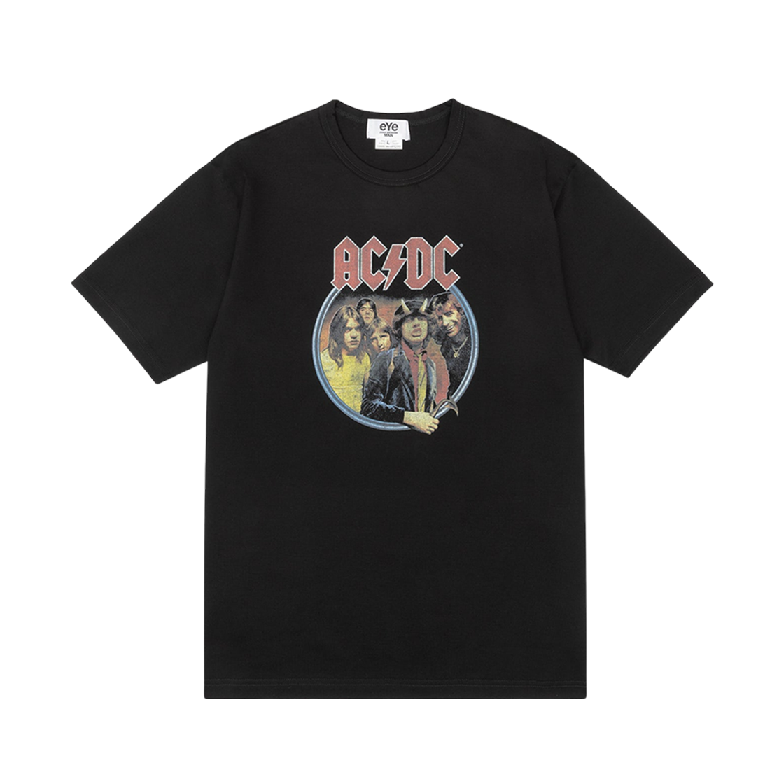 준야 와타나베 AC/DC 프린티드 티셔츠 블랙(Junya Watanabe AC/DC Printed T-Shirt Black)