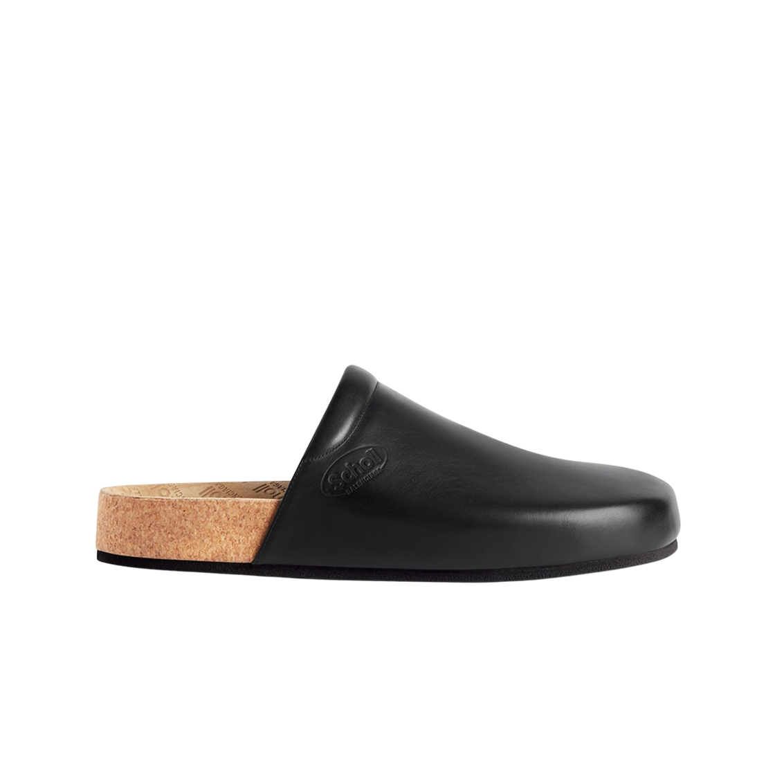 827677WB2U01000 Balenciaga x Scholl Flat Mule Black