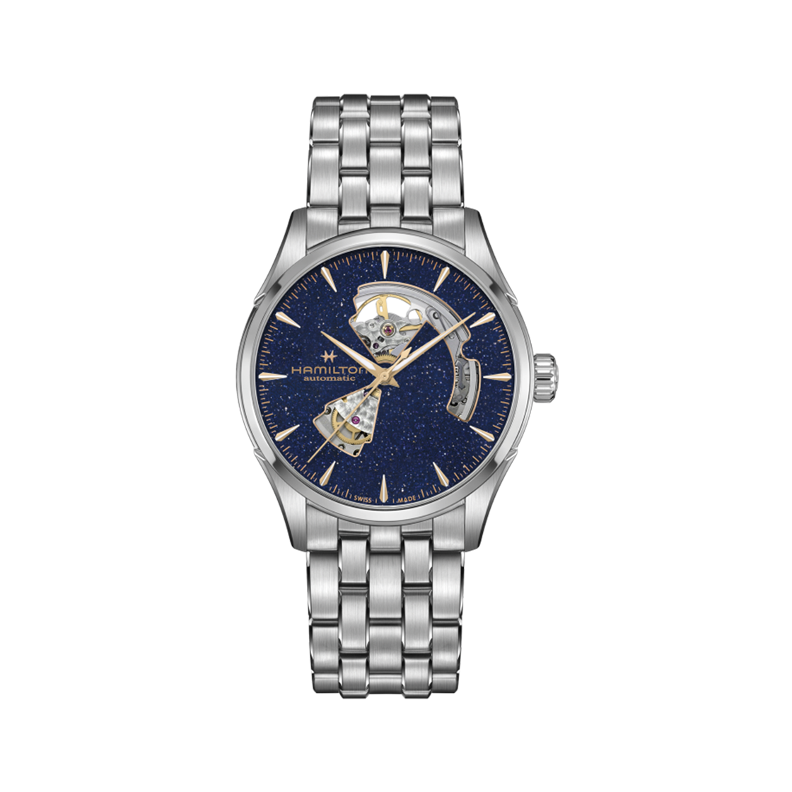 해밀턴 재즈마스터 오픈 하트 오토 42mm 스테인리스 스틸 블루(Hamilton Jazzmaster Open Heart Auto 42mm Stainless Steel Blue)