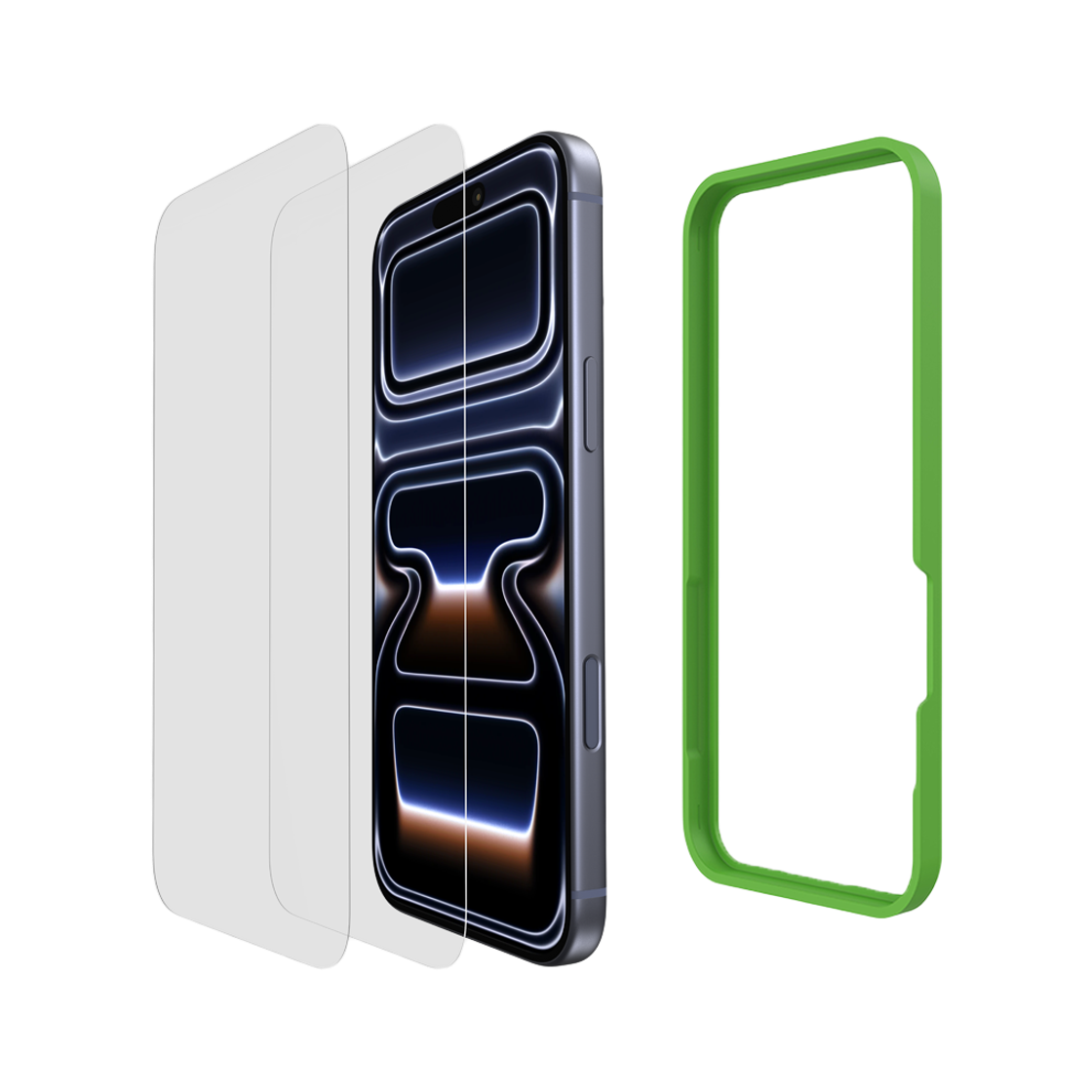 OVA227fq Belkin iPhone 17 Pro Max Tempered Glass Film 2P OVA227fq