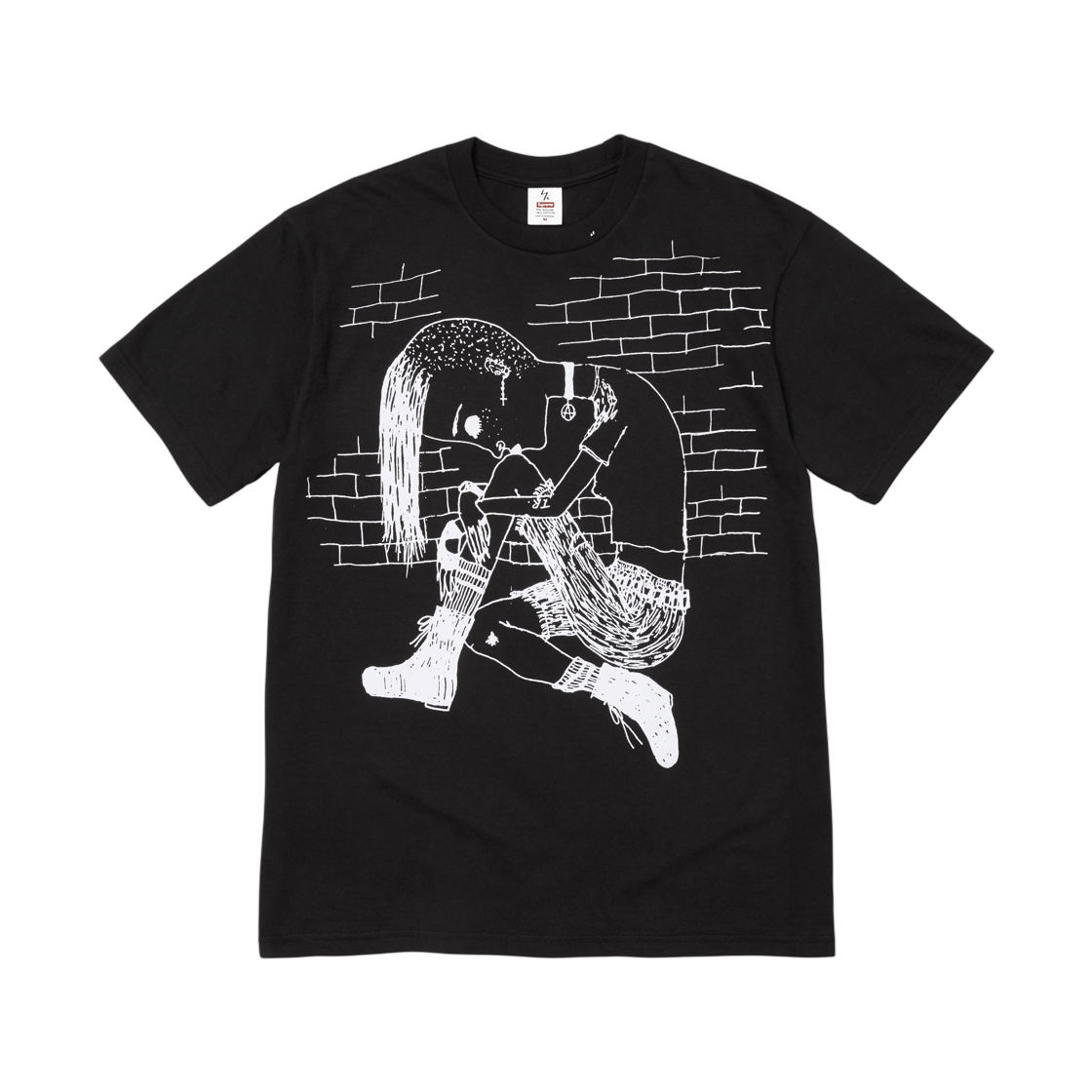 슈프림 x Y's 바이 요지 야마모토 씽커 티셔츠 블랙 - 25FW(Supreme x Y's by Yohji Yamamoto Thinker T-Shirt Black - 25FW)