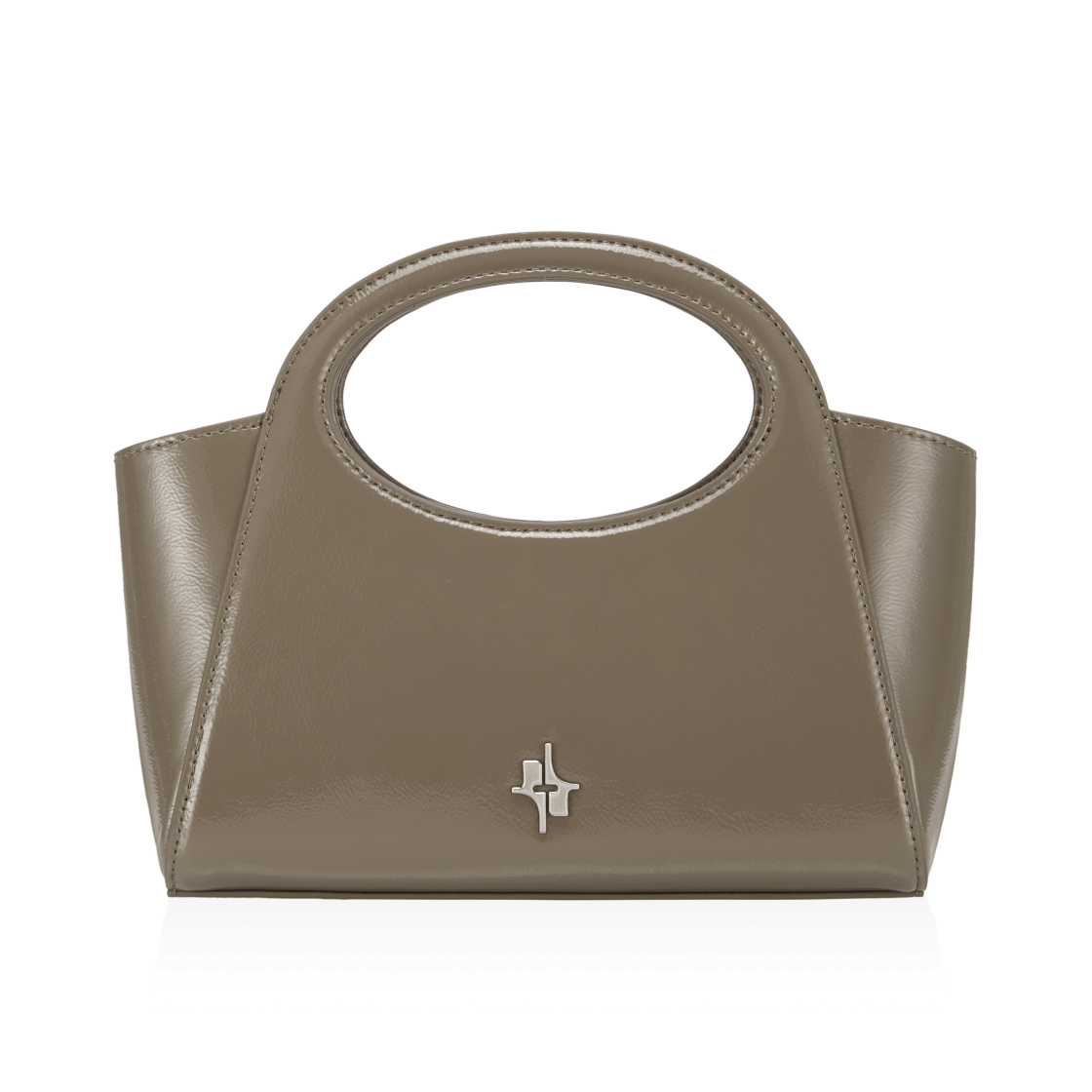 1110499 FINDKAPOOR Market Bag 20 Enamel Taupe