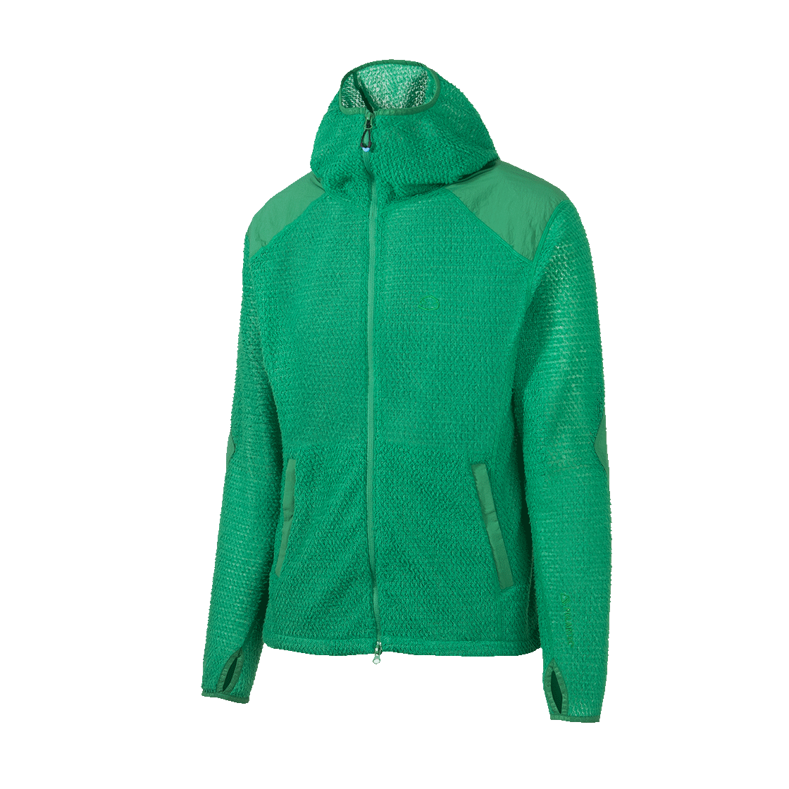 ZU1JKA2501GRN ZEROGRAM Polartec Alpha 90 Hoodie Jacket Green