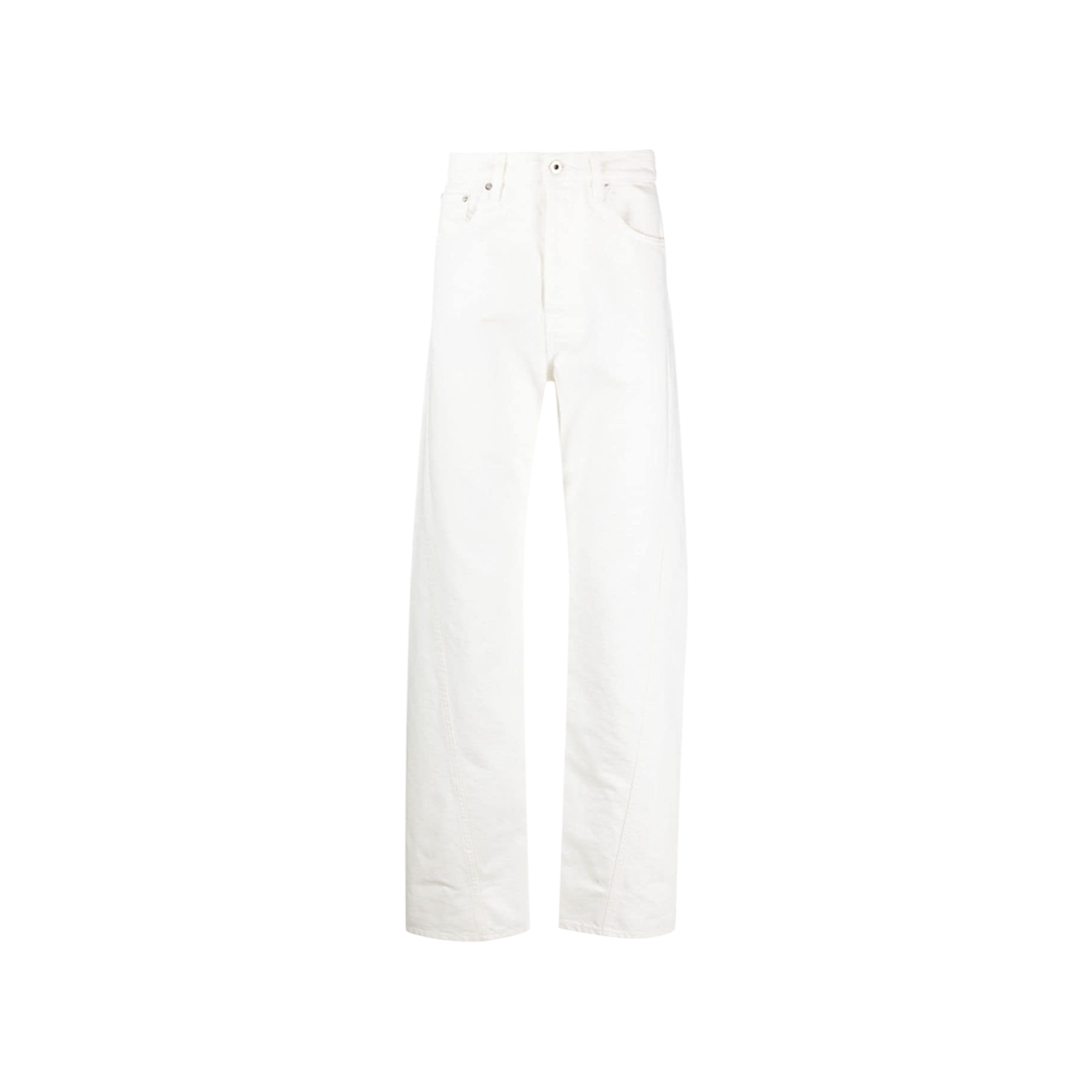 랑방 코튼 레귤러 진 옵틱 화이트(Lanvin Cotton Regular Jeans Optic White)