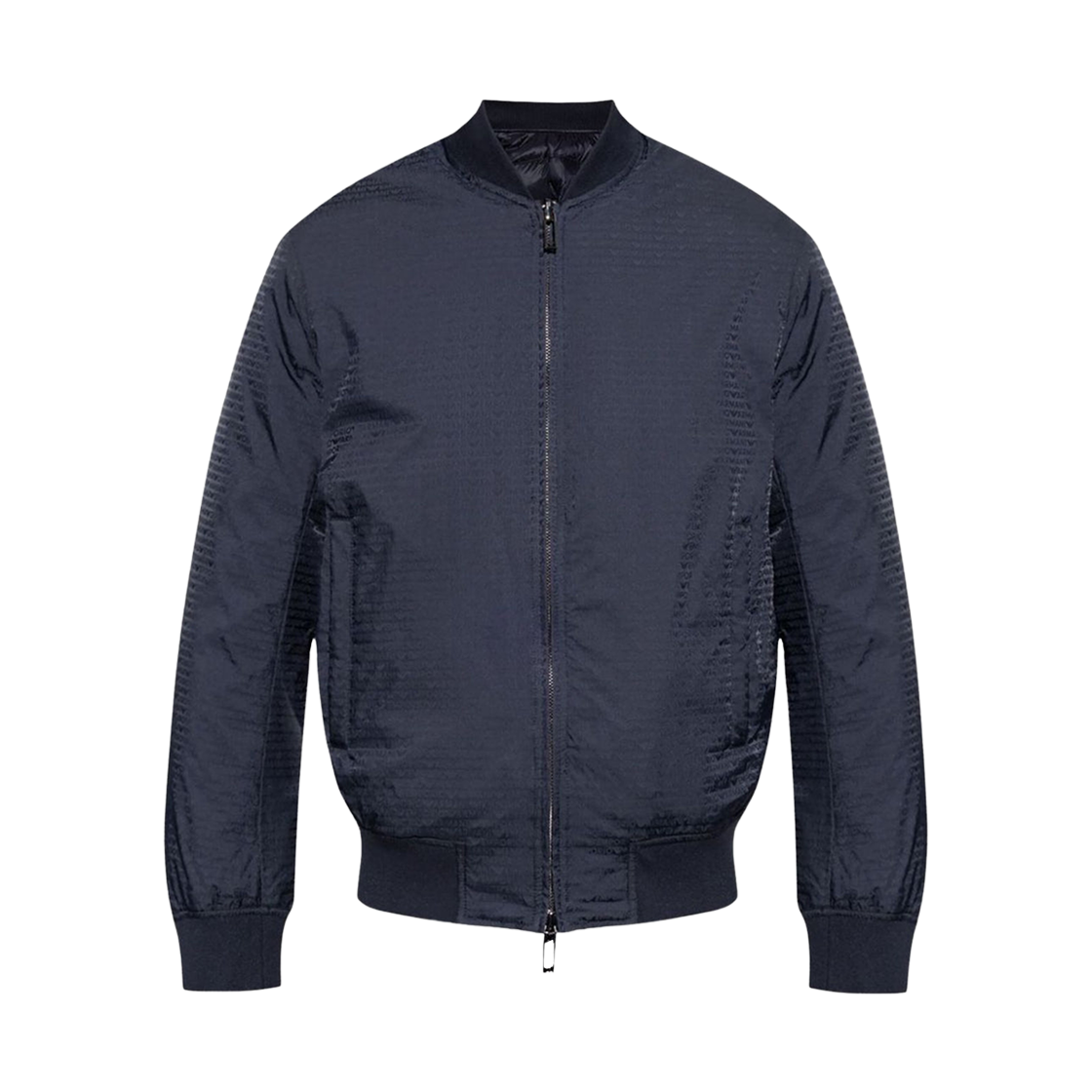 엠포리오 아르마니 자카드 나일론 봄버 자켓 블루(Emporio Armani Jacquard Nylon Bomber Jacket Blue) - 1