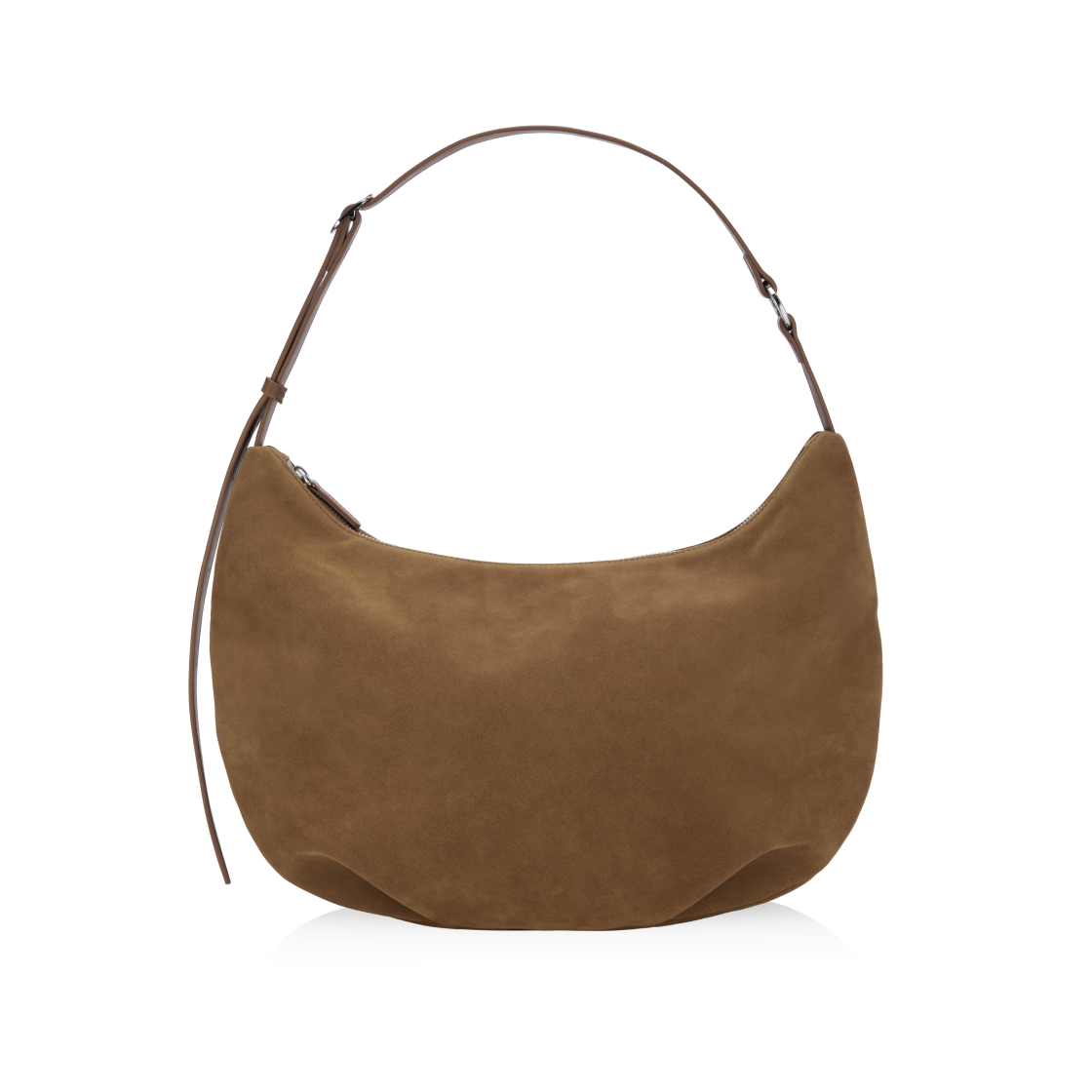 1110503 FINDKAPOOR Pillow Puffer Bag 35 Suede Camel