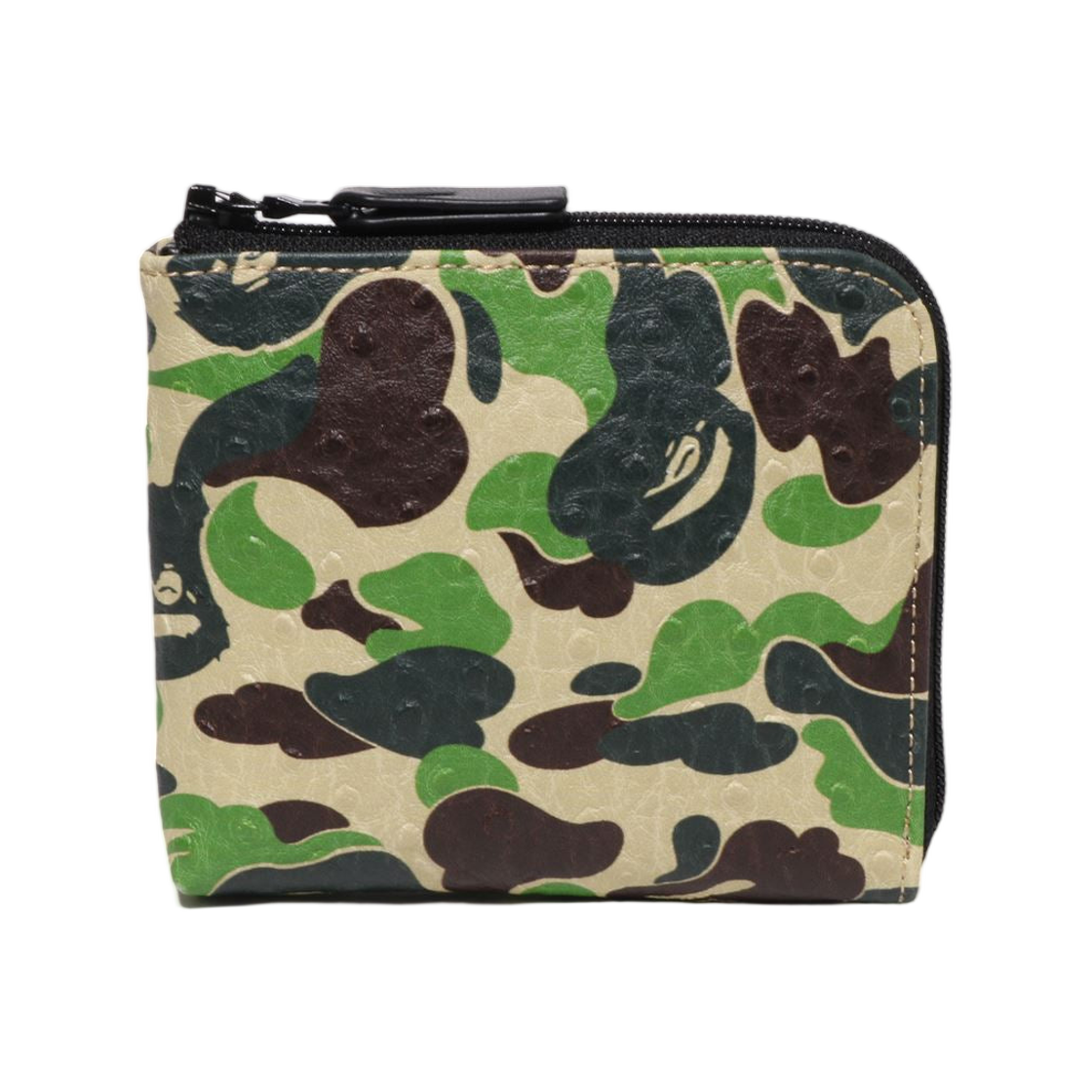 베이프 136 ABC 카모 미니 지퍼 월렛 그린(BAPE 136 ABC Camo Mini Zipped Wallet Green)