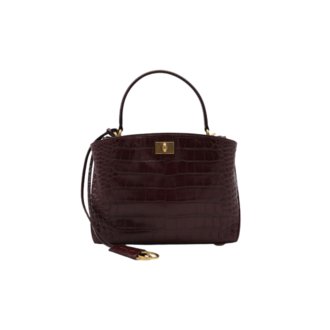 발렌시아가 로데오 미니 핸드백 다크 버건디(Balenciaga Rodeo Mini Handbag Dark Burgundy) - 1