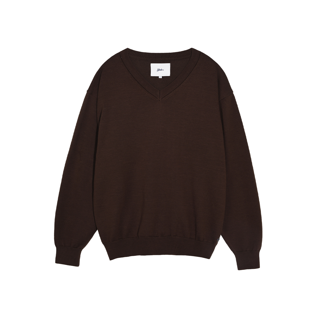 YD09KT0015DB [SUPIMA COTTON] ESSENTIAL V NECK KNIT NAVY