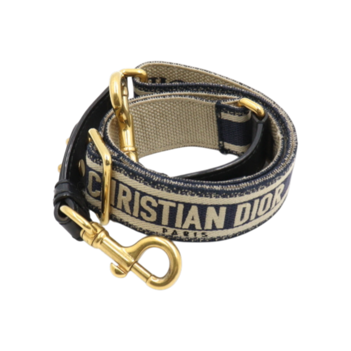 디올 S8553CBTE 자수 캔버스 링 숄더 스트랩 AA51673