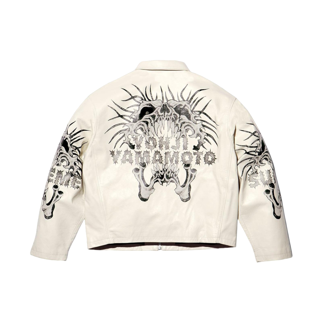 슈프림 x Y's 바이 요지 야마모토 레더 자켓 화이트 - 25FW(Supreme x Y's by Yohji Yamamoto Leather Jacket White - 25FW) - 1