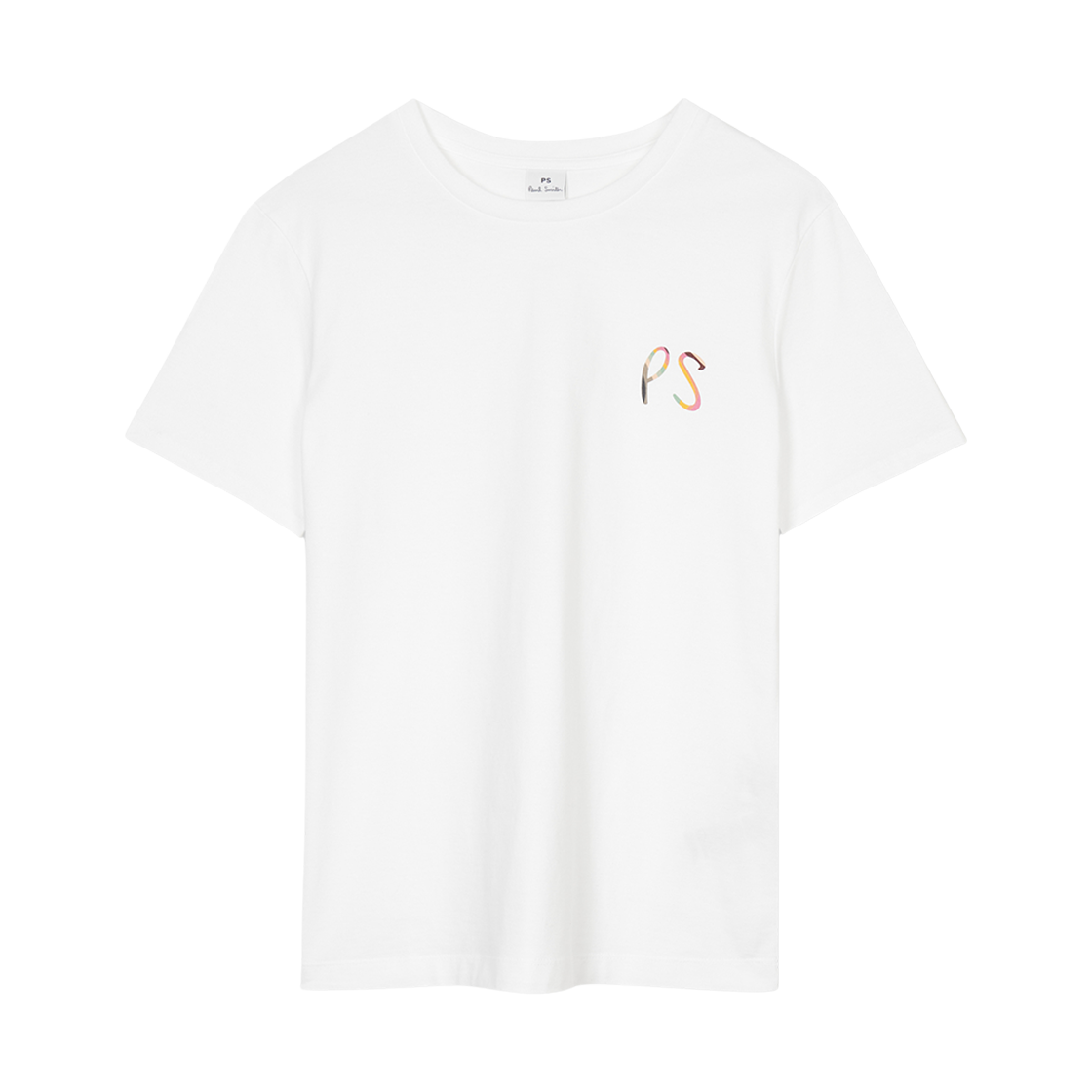 (W) 폴 스미스 PS 로고 티셔츠 화이트((W) Paul Smith PS Logo T-Shirt White) - 1