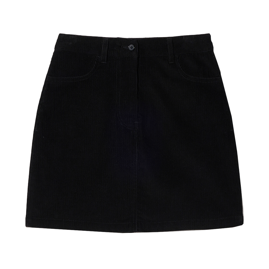 예일 우먼즈 코듀로이 숏 스커트_블랙(Yale Women’s Corduroy Short Skirt Black)