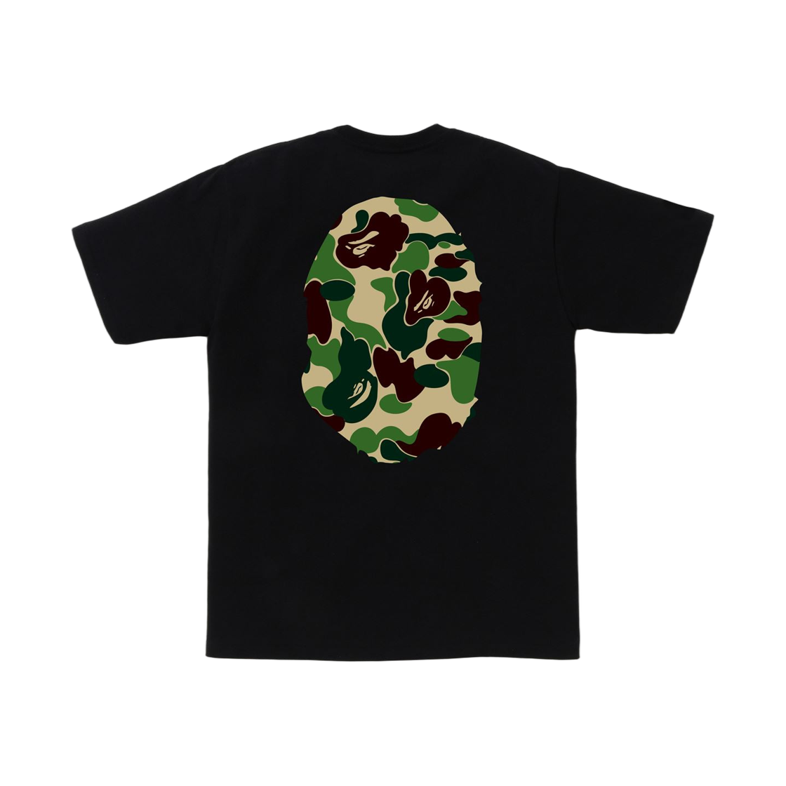 베이프 113 ABC 카모 빅 에이프 헤드 티셔츠 블랙 그린(BAPE 113 ABC Camo Big Ape Head T-Shirt Black Green) - 2