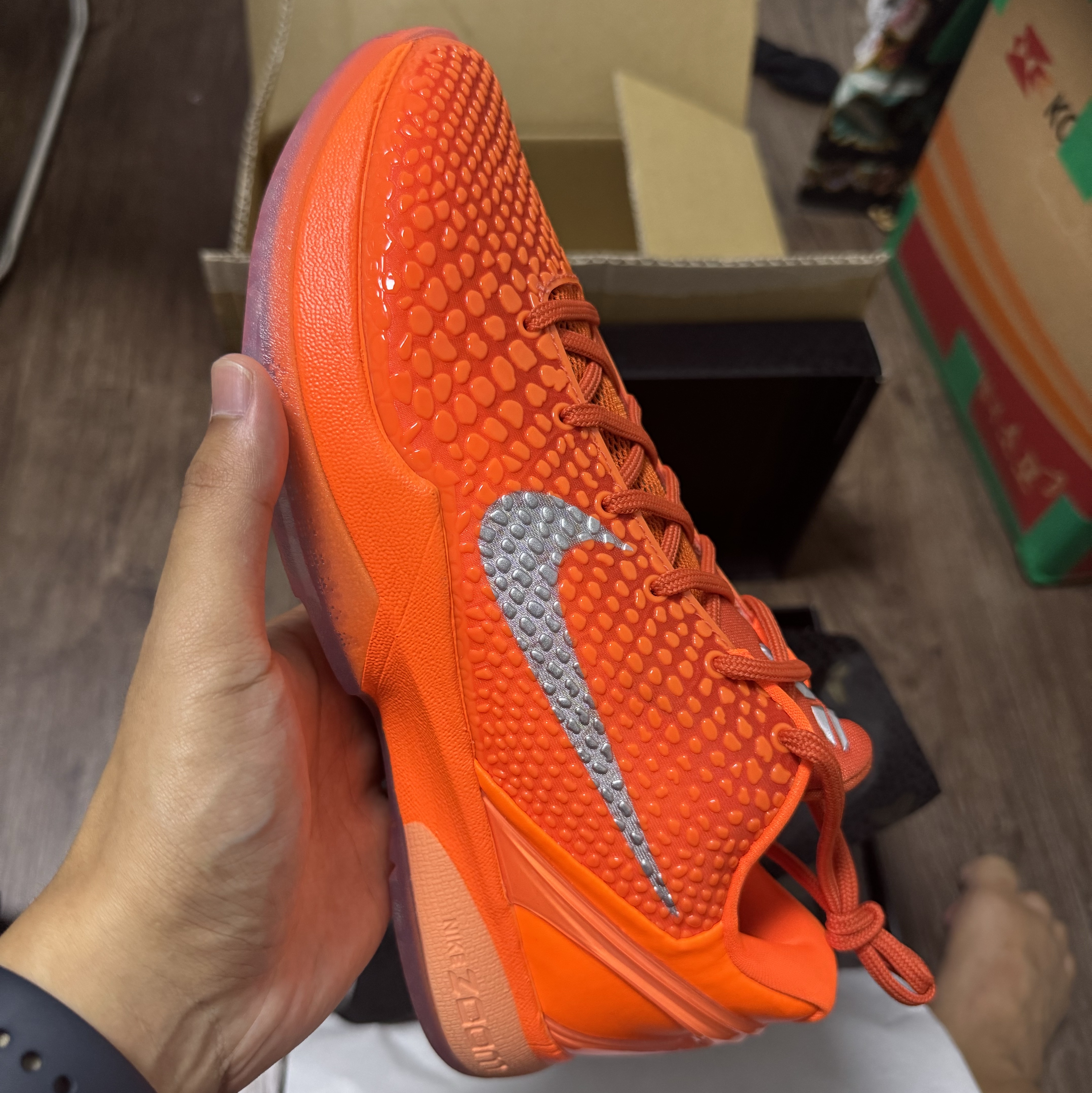 Nike Kobe 6 Protro Total Orange 착용 스타일