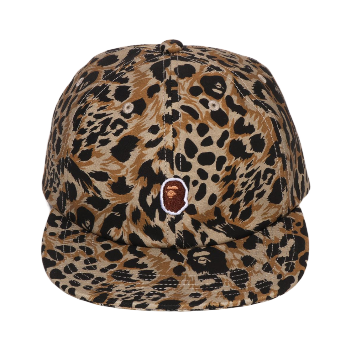 베이프 124 와일드 레오파드 패턴 원 포인트 캡 베이지(BAPE 124 Wild Leopard Pattern One Point Cap Beige) - 2