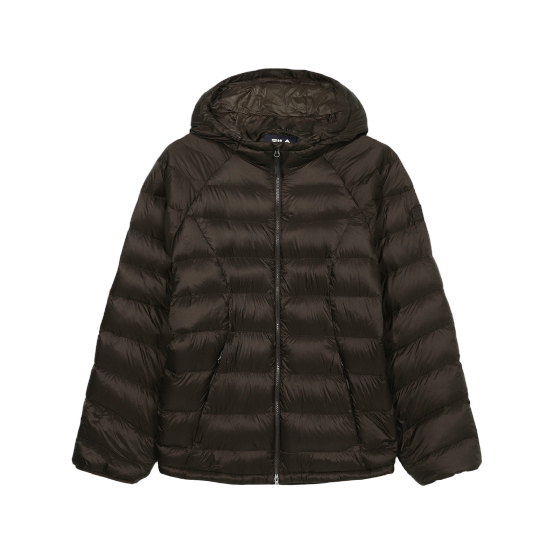 [6% 적립] 휠라 플로우 경량 다운 다크 브라운