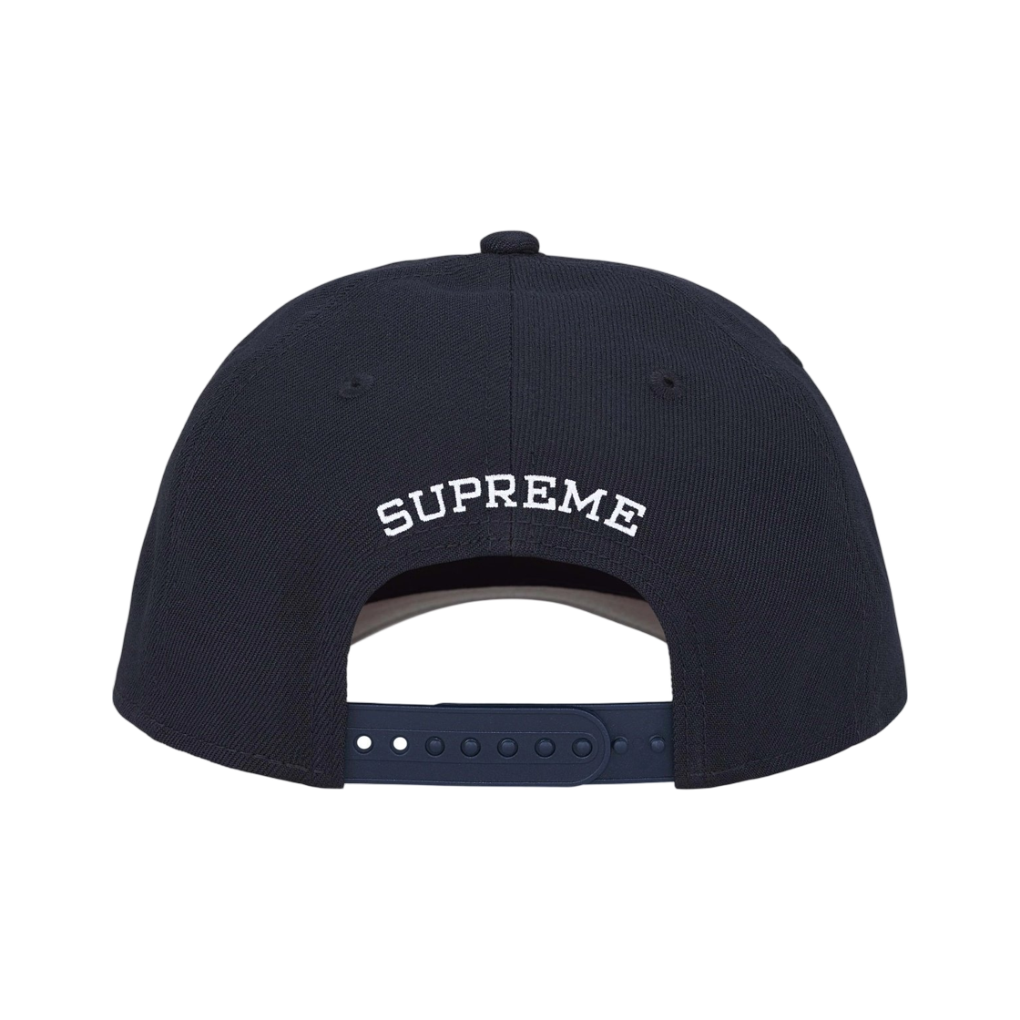 슈프림 샤프 스펠아웃 어드저스터블 뉴에라 네이비 - 25FW(Supreme Sharp Spellout Adjustable New Era Navy - 25FW) - 2