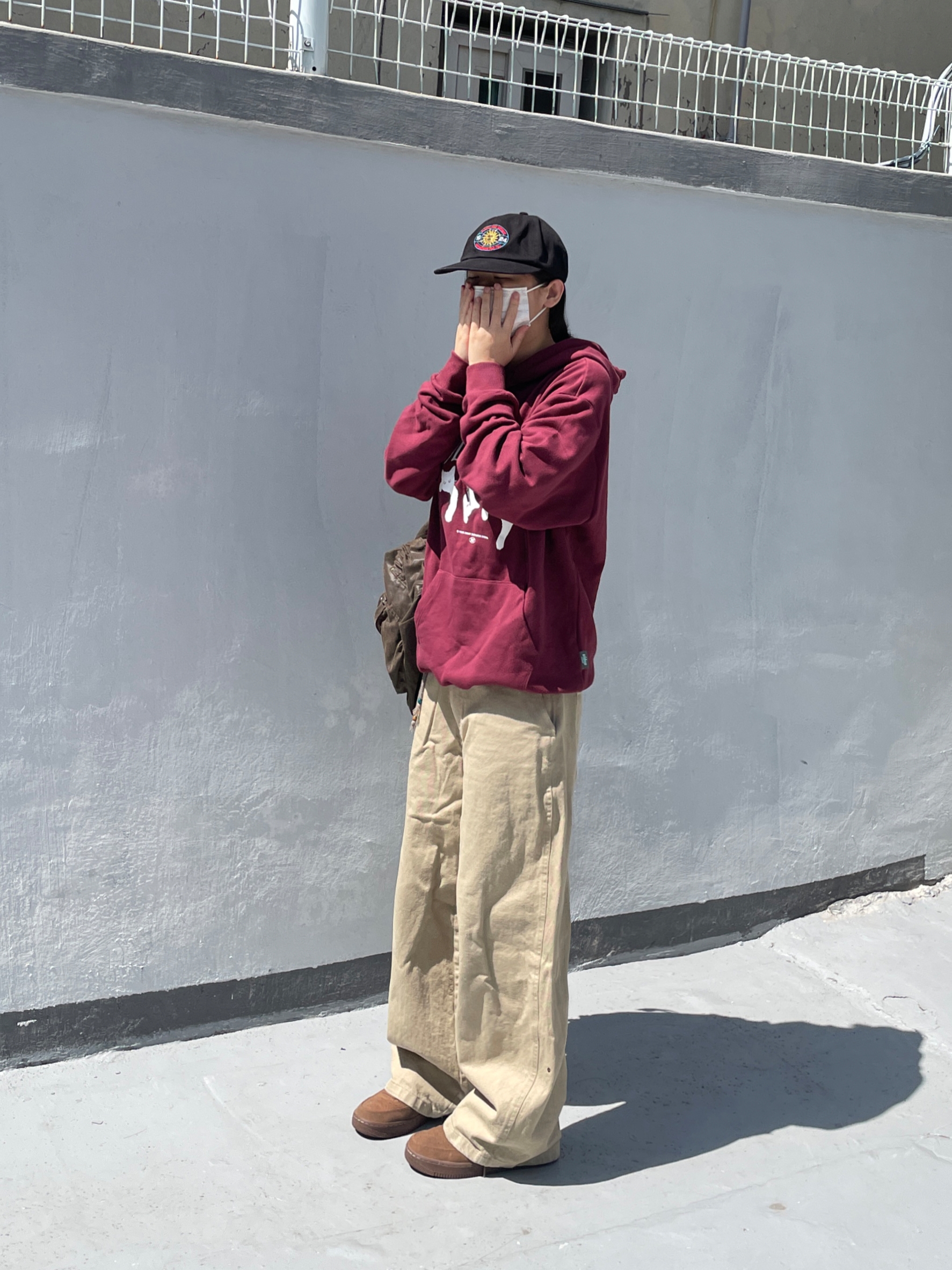 (W) Nike Air Force 1 '07 Cacao Wow 착용 스타일 - 2
