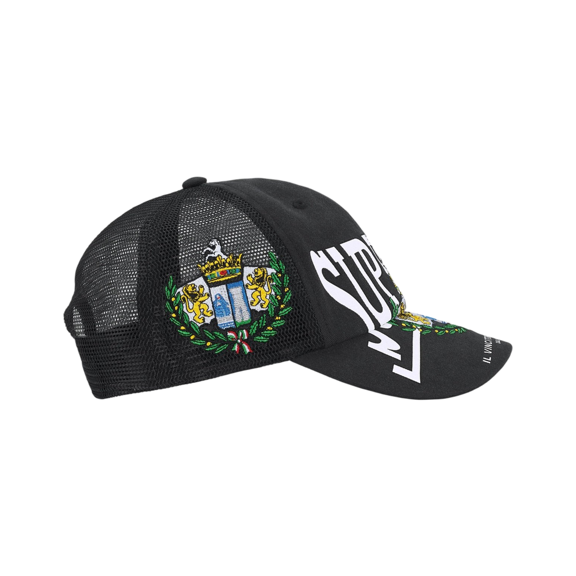 슈프림 크레스트 메쉬 백 6-패널 블랙 - 25FW(Supreme Crest Mesh Back 6-Panel Black - 25FW) - 2