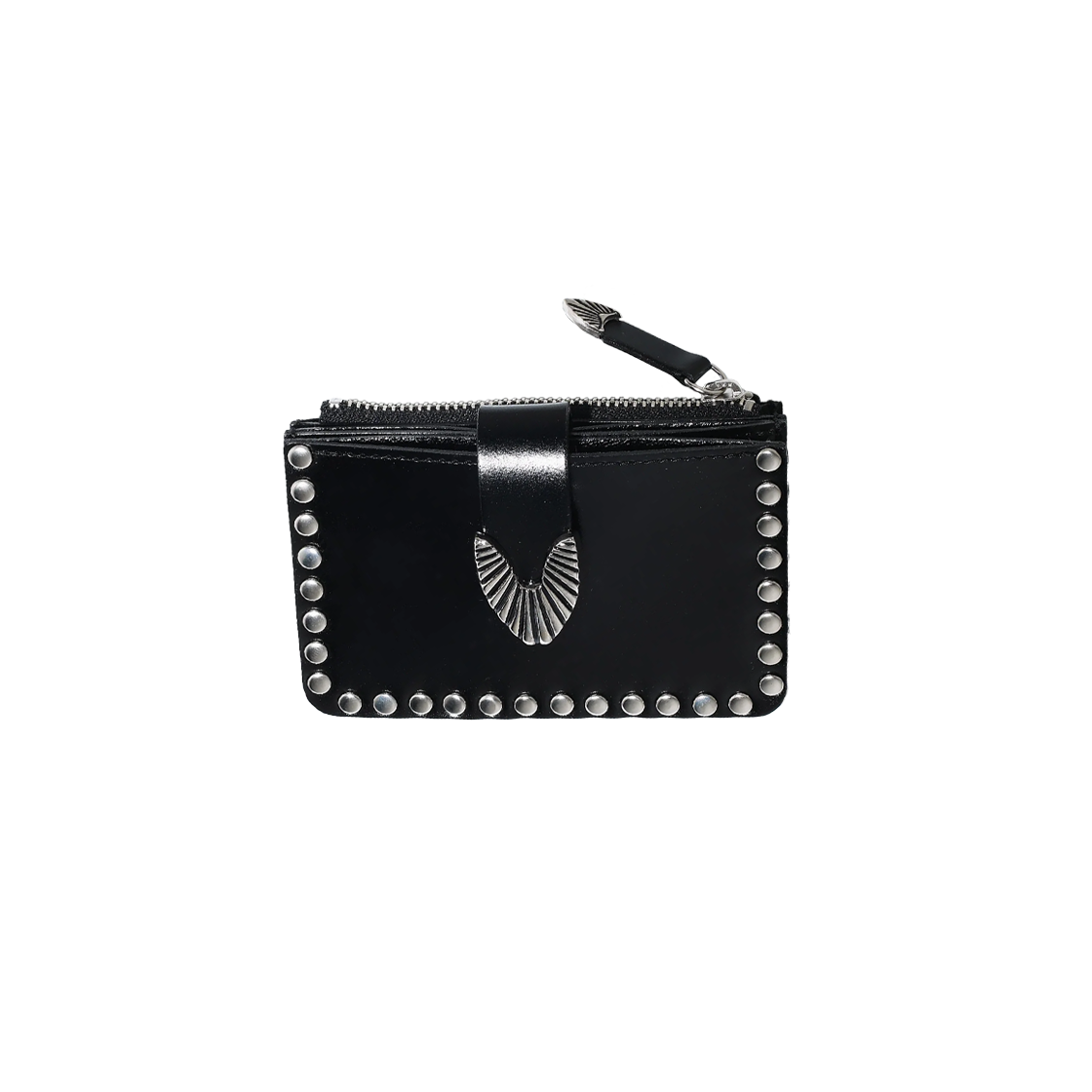 토가 투 레더 월렛 스터드 블랙 - 25FW(Toga Too Leather Wallet Studs Black - 25FW)