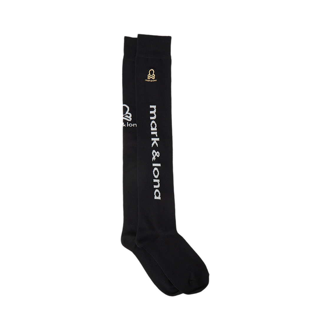 (W) 마크 & 로나 니 하이 삭스 블랙((W) Mark & Lona Knee High Socks Black) - 1