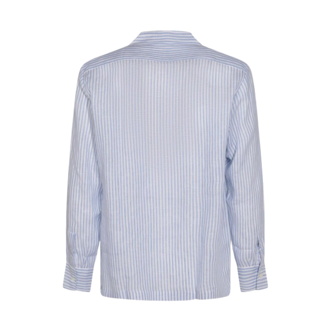 라르디니 스트라이프 버튼업 셔츠 블루(Lardini Striped Button-Up Shirt Blue) - 2